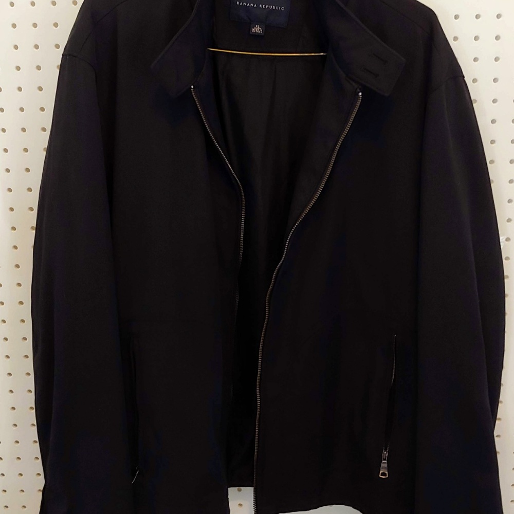 Banana Republic Mens XL Lightweight Jacket (Black)